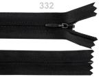 Reißverschluss Nahtverdeckt Länge 18 cm Schwarz